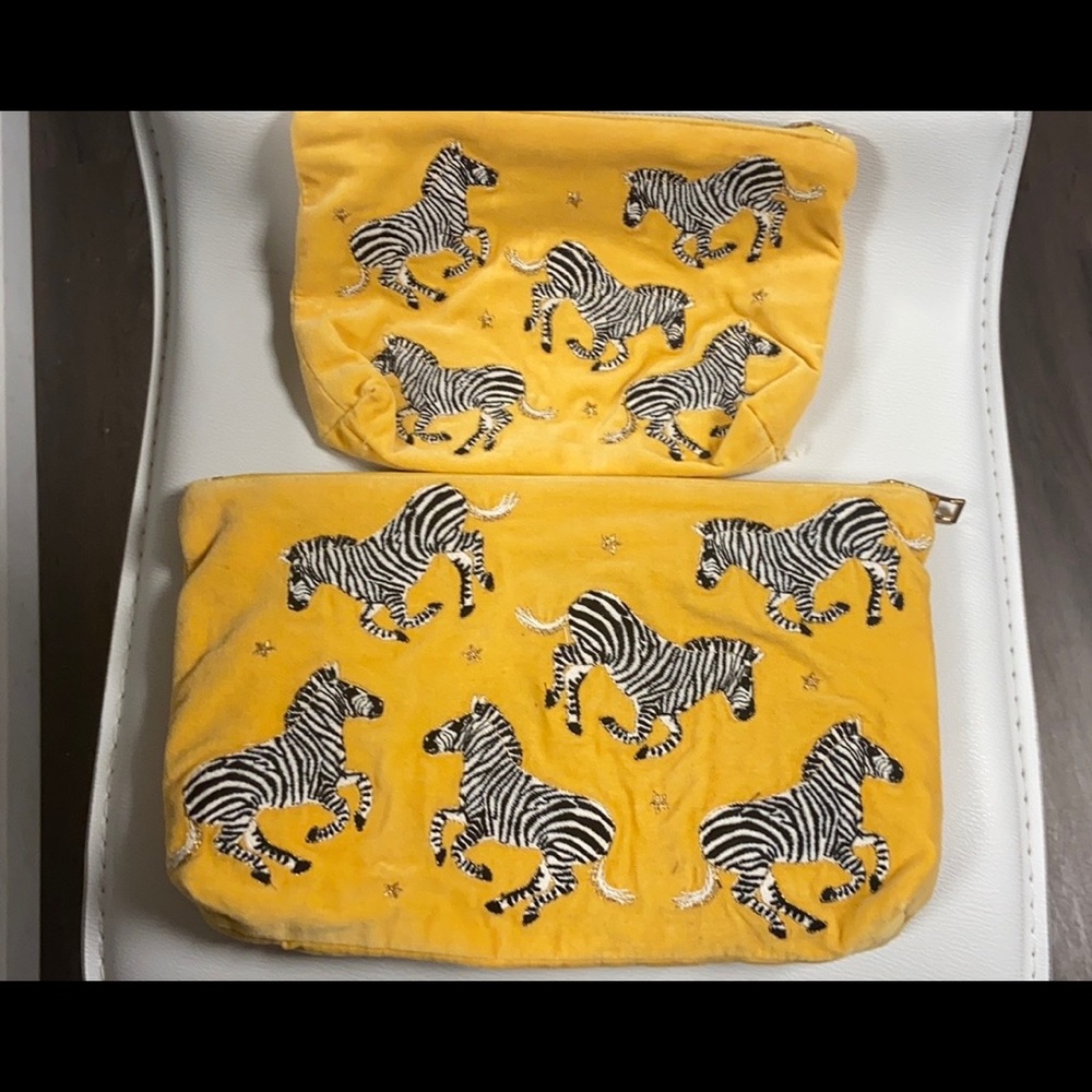 Elizabeth Scarlett zipped pouches